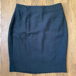 Dark Gray Pencil Skirt - LOFT Size 2P